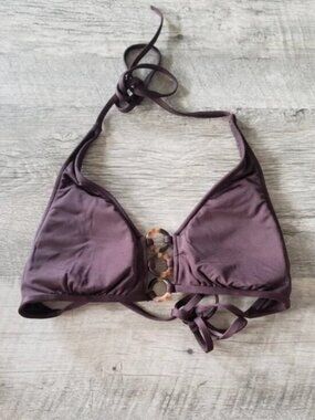 Mossimo Brown Bikini Swim Top.